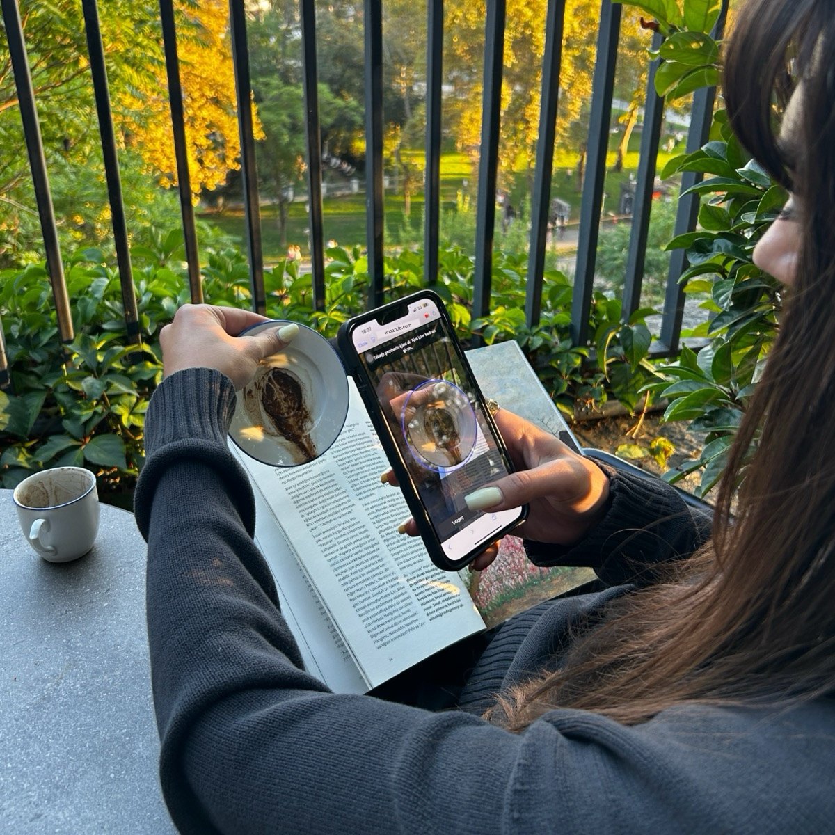 Kamera rehberiyle tabağın fotoğraflanması